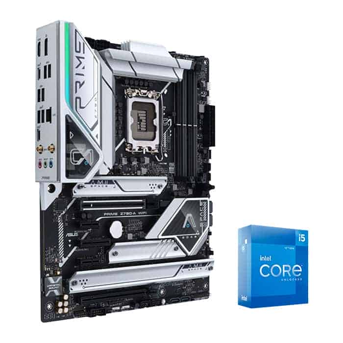 (image for) ASUS PRIME Z790-A WIFI + Intel Core i5-12600K Motherboard Bundle